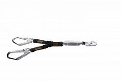 ZERO CLIMBERS DOUBLE ELASTICATED LANYARD WITH SCAFFOLD HOOK 09M 